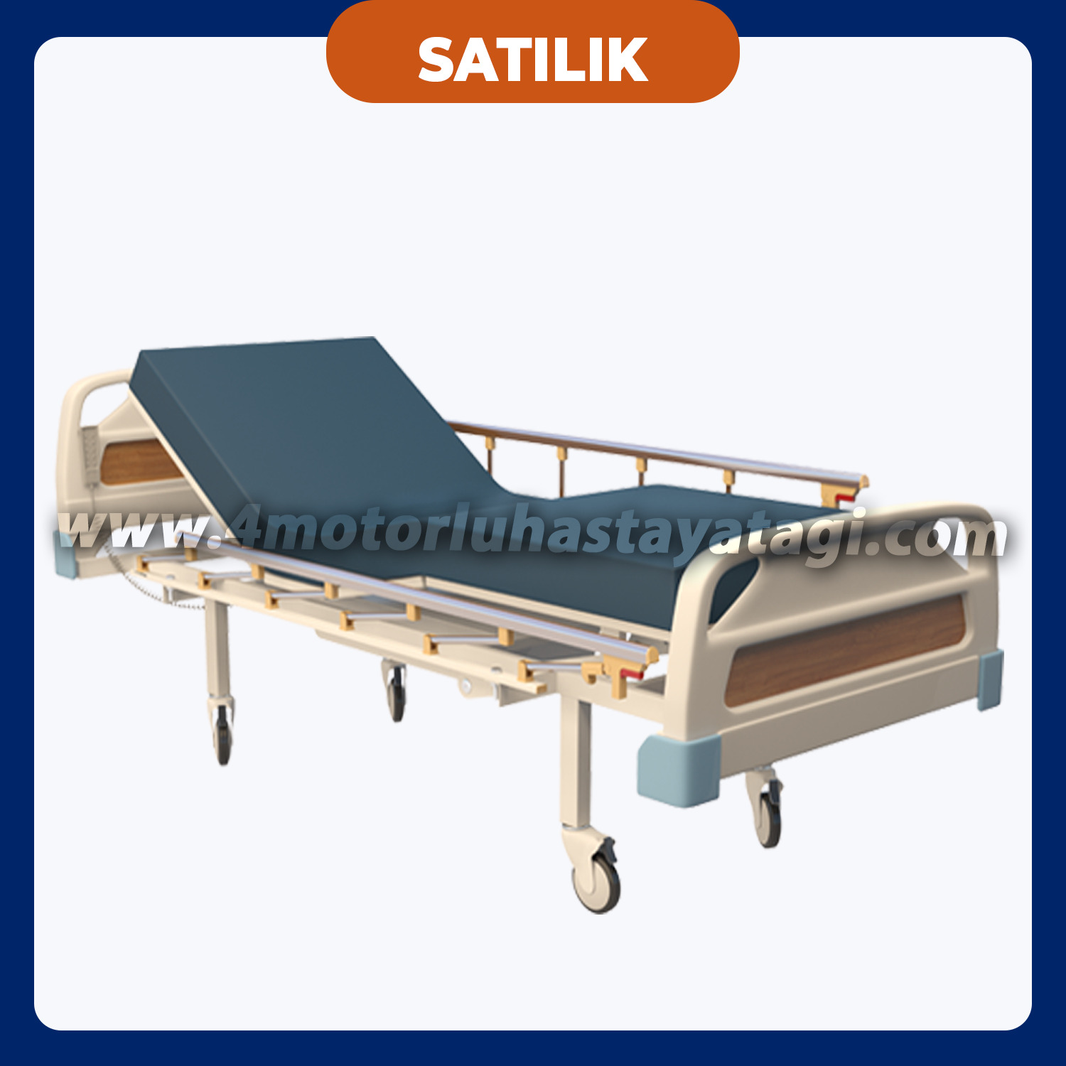 2 Motorlu ABS Hasta Yatağı